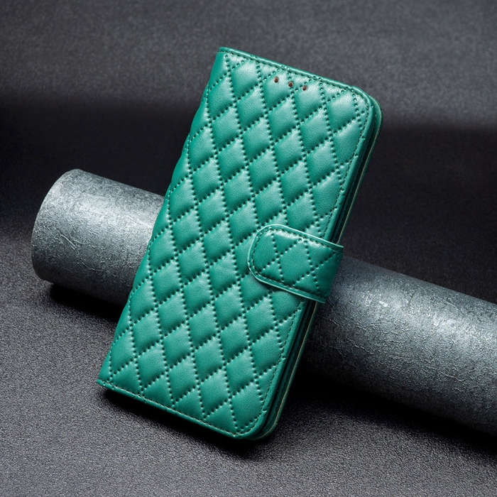 For Tecno Pova 6 Neo Diamond Lattice Wallet Flip Leather Phone Case(Green)