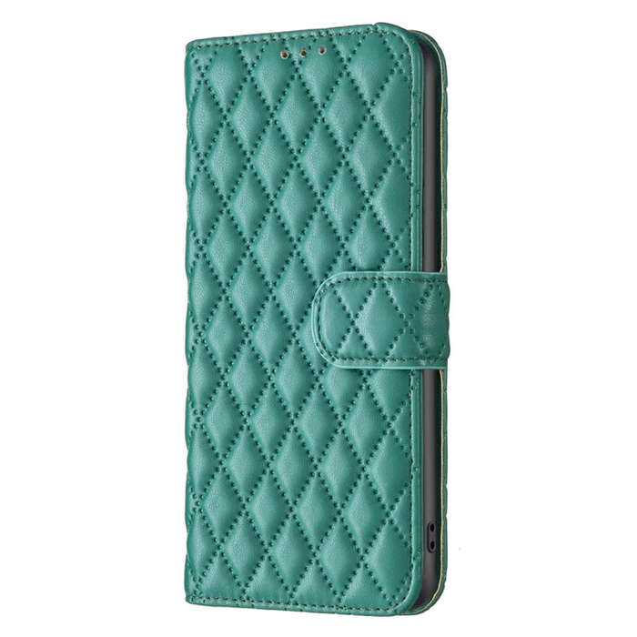For Tecno Pova 6 Neo Diamond Lattice Wallet Flip Leather Phone Case(Green)