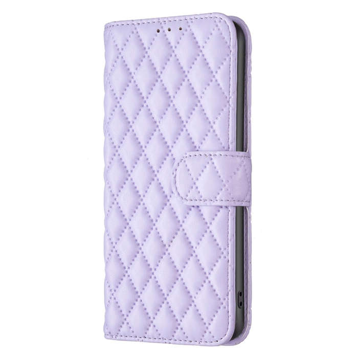 For Tecno Pova 6 Neo Diamond Lattice Wallet Flip Leather Phone Case(Purple)