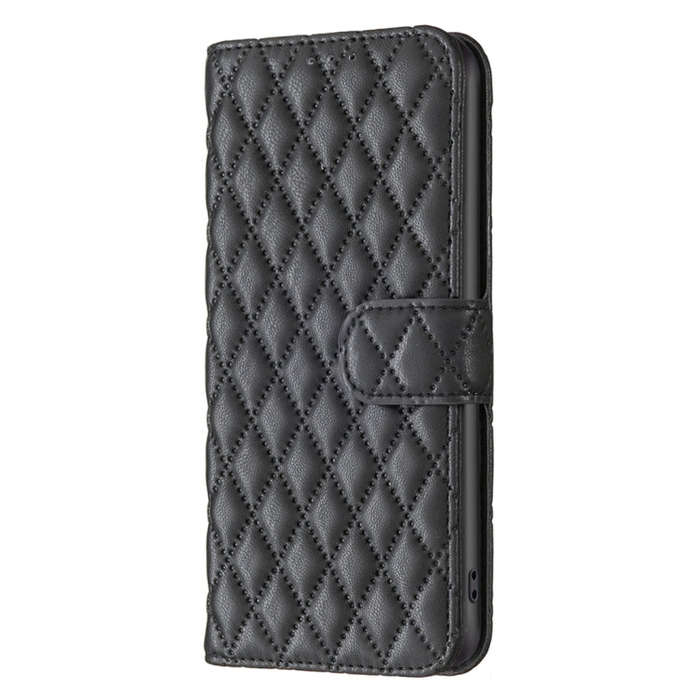 For Tecno Pova 6 Neo Diamond Lattice Wallet Flip Leather Phone Case(Black)