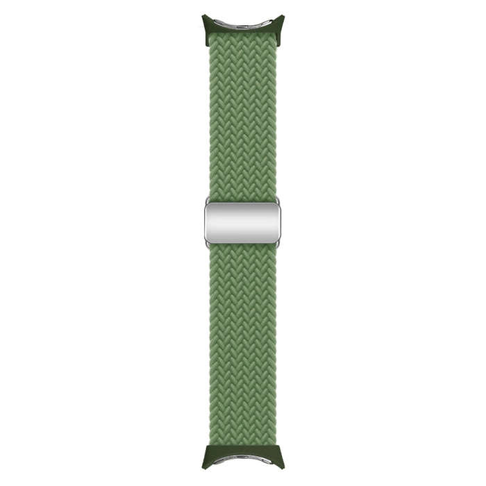 For Google Pixel Watch / Watch 2 Nylon Loop Magnetic Buckle Watch Band(Cactus)