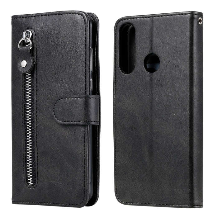 For Huawei Y6p Fashion Calf Texture Zipper Horizontal Flip Leather Case with Stand & Card Slots &...