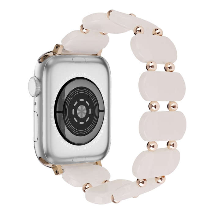 For Apple Watch SE 2022 40mm Stretch Resin Watch Band(Mermaid Powder)