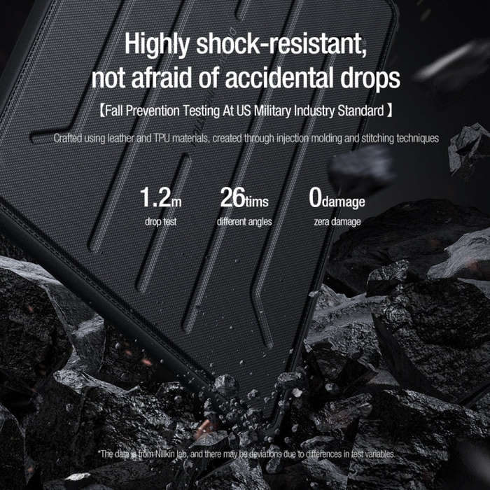 For 13.3 inch Laptop NILLKIN TPU Laptop Sleeve Bag(Black)