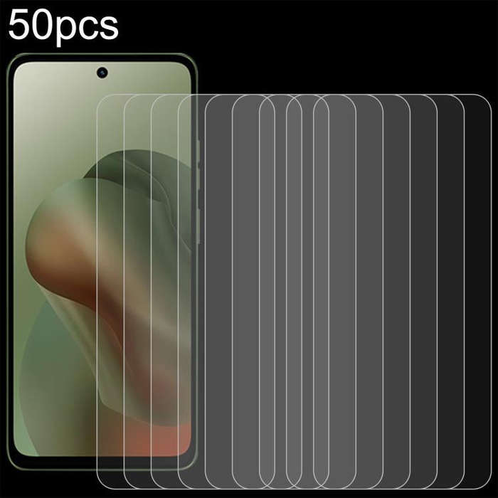 For Motorola Moto G66j 5G 50pcs 0.26mm 9H 2.5D Tempered Glass Film