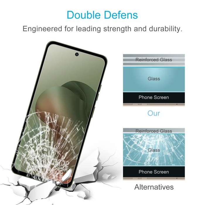 For Motorola Moto G66j 5G 50pcs 0.26mm 9H 2.5D Tempered Glass Film