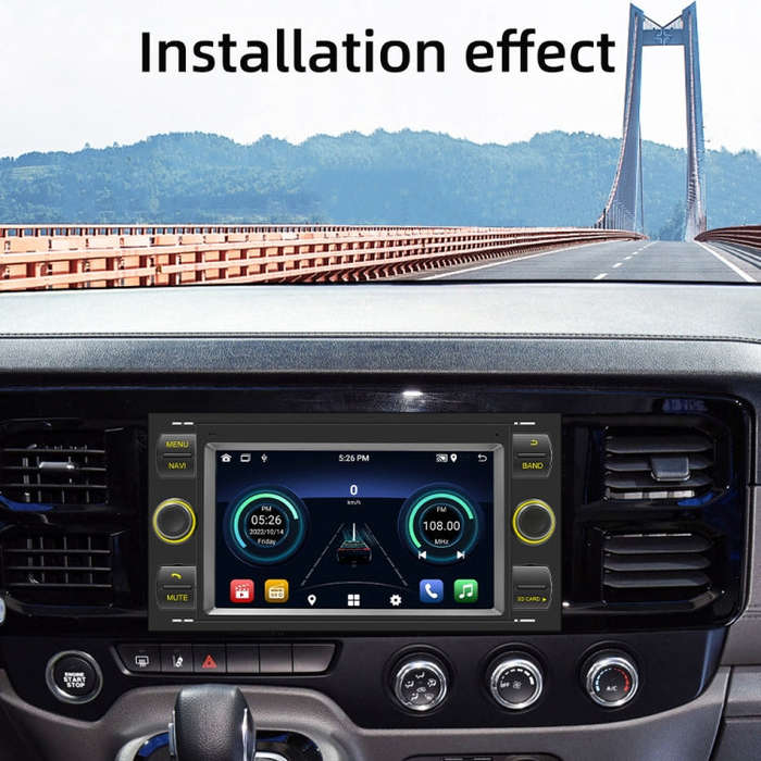 For Ford Transit 7 inch Android Navigation Machine Supports WiFi / GPS / RDS, Specification:2GB+3...