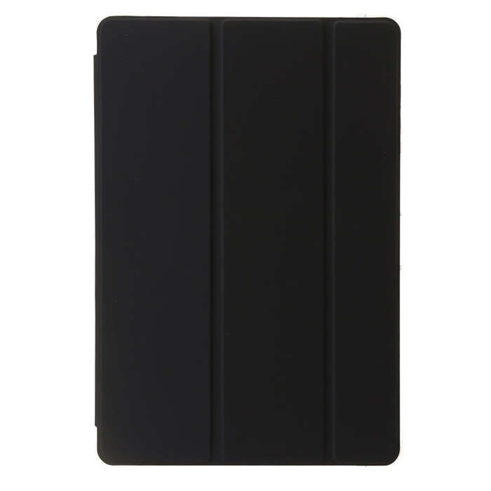 For Huawei MatePad 11.5 / Air 11.5 Clear Acrylic 3-Fold Leather Tablet Case(Black)