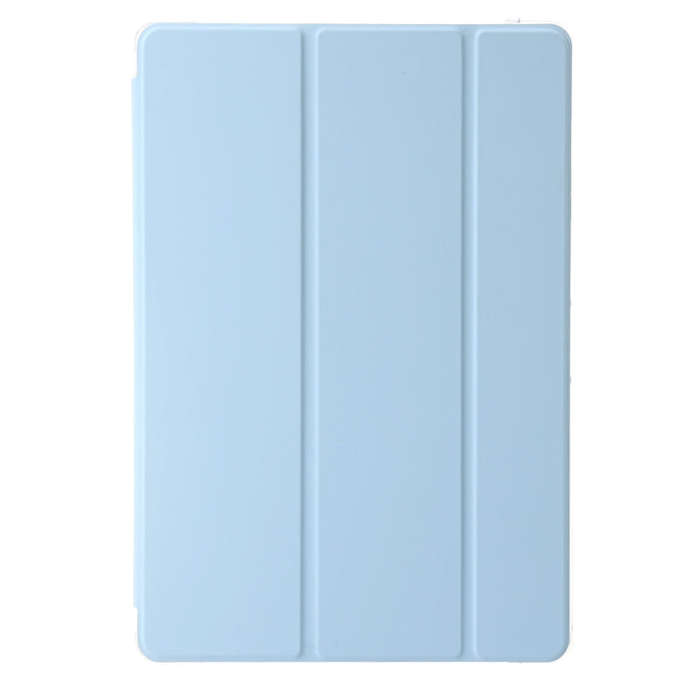 For Huawei MatePad 11.5 / Air 11.5 Clear Acrylic 3-Fold Leather Tablet Case(Ice Blue)