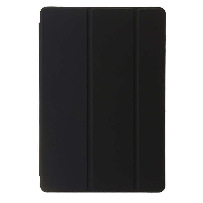 For Huawei Matepad 11 Pro 2024 Clear Acrylic 3-Fold Leather Tablet Case(Black)