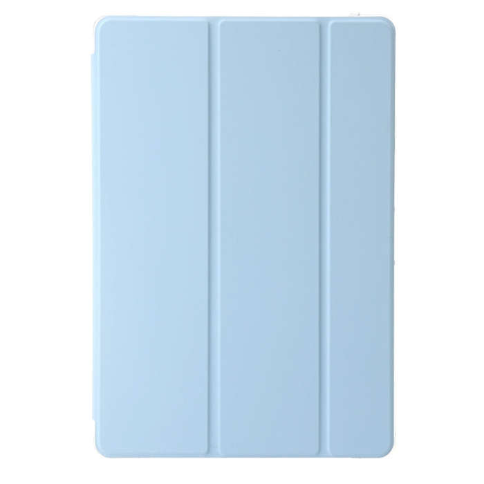 For Huawei MatePad Pro 13.2 2023 Clear Acrylic 3-Fold Leather Tablet Case(Ice Blue)