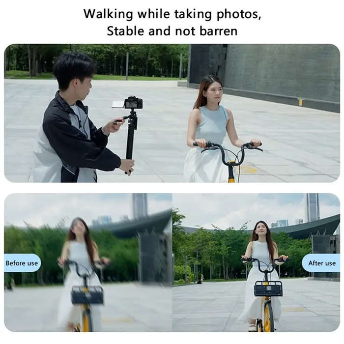 YESIDO SF17 Multifunctional Retractable Metal Tripod Stand Selfie Stick for Cell Phones Camera(Bl...