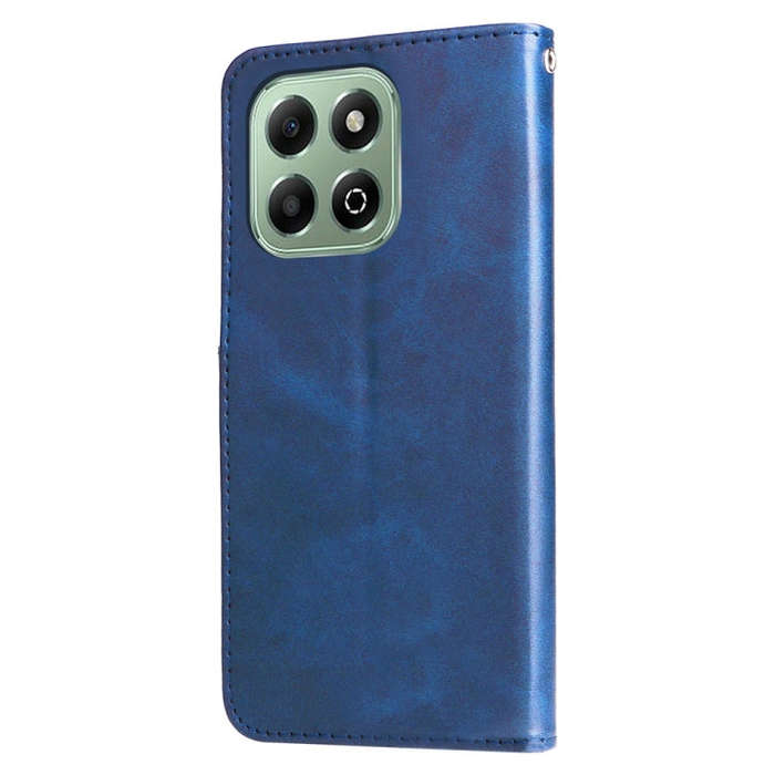 For Honor X6b 4G / X6c 4G / X5b / X5b Plus Fashion Calf Texture Zipper Leather Phone Case(Blue)
