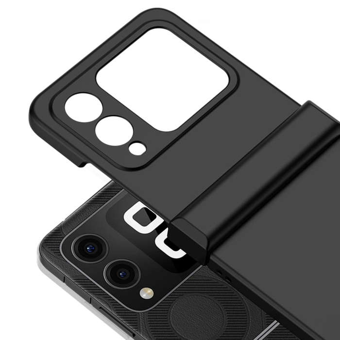 For Huawei nova Flip Three-stage Hinge Skin Feel PC Phone Case(Yellow)