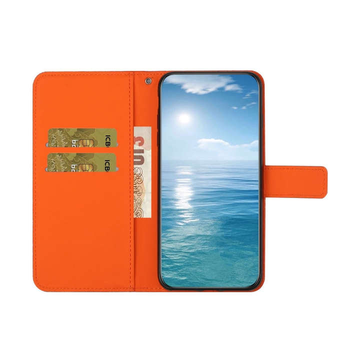 For Google Pixel 9 Pro XL Ethnic Style Embossed Pattern Leather Phone Case(Orange)