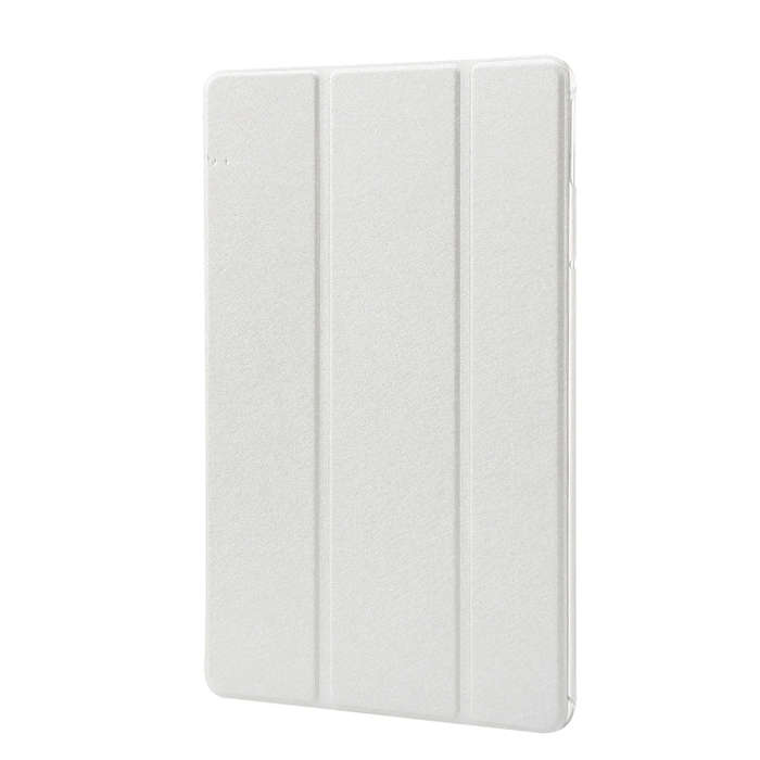For Huawei MatePad Pro 11 2024 Silk Texture 3-Fold Leather Tablet Case(White)