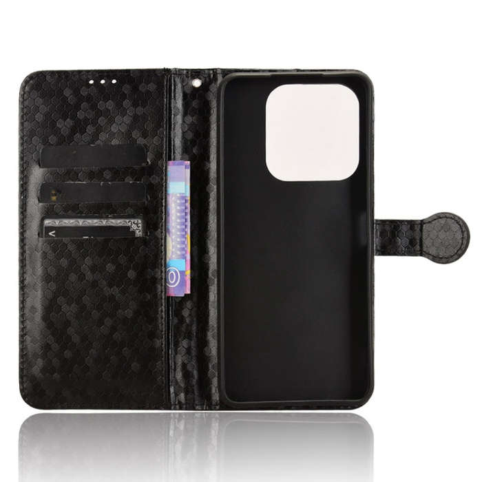 For ZTE nubia Blade V60 Design Honeycomb Dot Texture Leather Phone Case(Black)