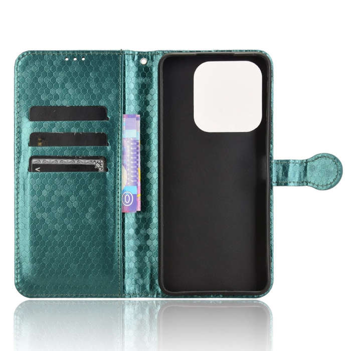 For ZTE nubia Blade V60 Design Honeycomb Dot Texture Leather Phone Case(Green)