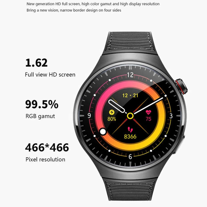1.53 inch Front Camera Smart Watch Support AI Voice / SIM Card, Specification:2GB+32GB(Tarnish)