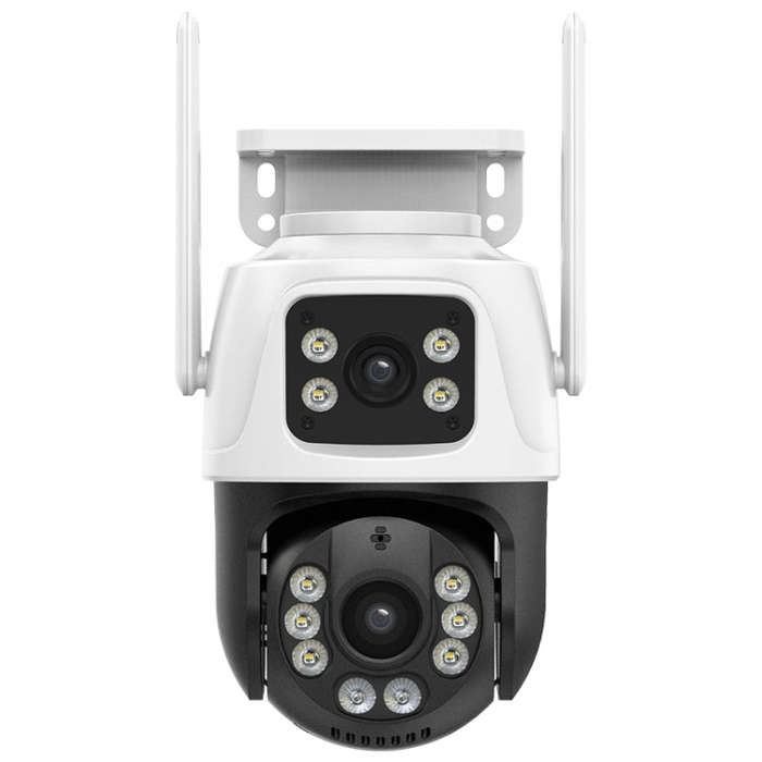 QX101 6MP WiFi Dual Camera Supports Two-way Voice Intercom & Infrared Night Vision(US Plug)