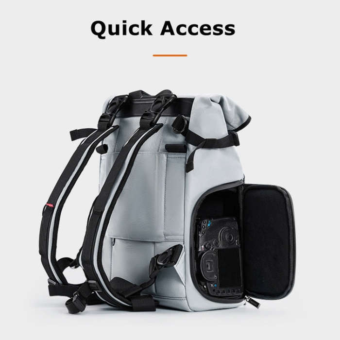 Cwatcun D95 Large Capacity Photography Backpack Shoulders Laptop Camera Bag, Size:30.5 x 18 x 38c...