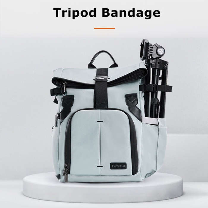 Cwatcun D95 Large Capacity Photography Backpack Shoulders Laptop Camera Bag, Size:30.5 x 18 x 38c...