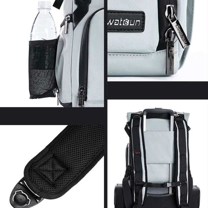 Cwatcun D95 Large Capacity Photography Backpack Shoulders Laptop Camera Bag, Size:27 x 37 x 16cm(...