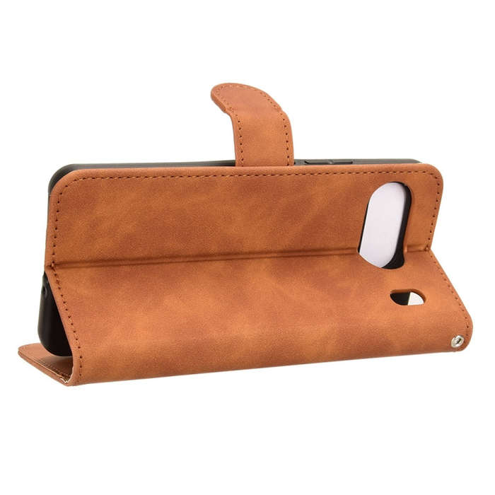 For OnePlus Nord 4 5G Skin Feel Magnetic Flip Leather Phone Case(Brown)