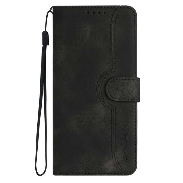 For Tecno Camon 40 Premier Heart Pattern Skin Feel Leather Phone Case(Black)