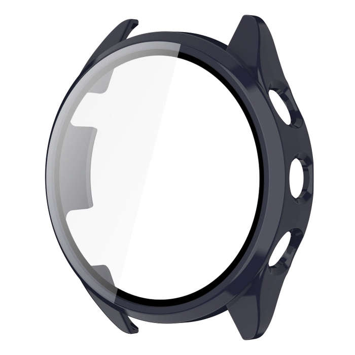 For Garmin Forerunner 165 PC + Tempered Film Integrated Watch Protective Case(Blue)