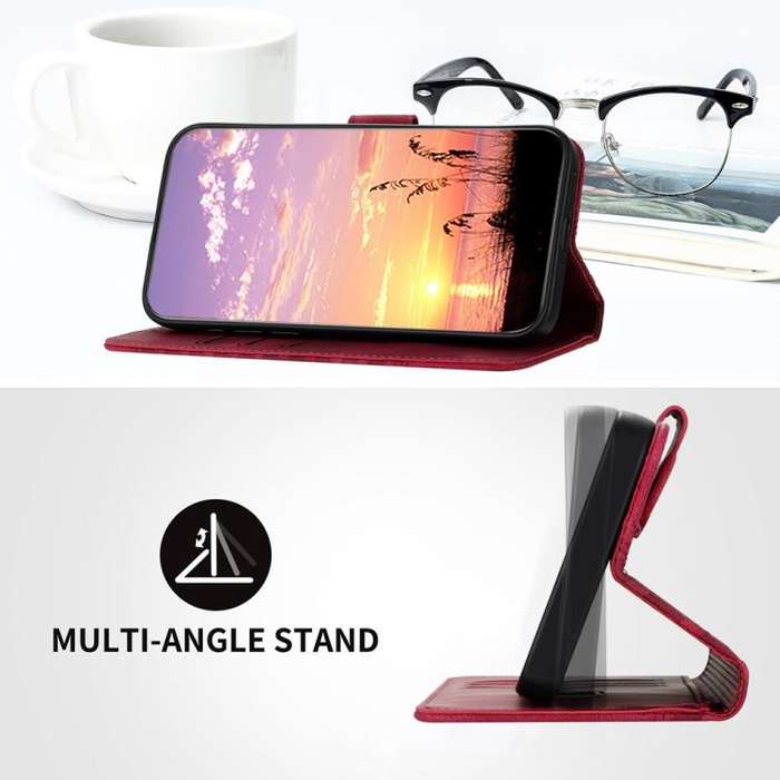 For Infinix Note 50x Elephant Head Embossed Phone Leather Case with Lanyard(Rose Red)