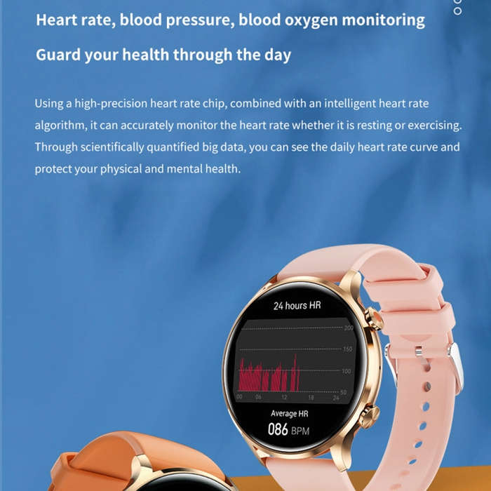 QS40 1.39 inch BT5.2 Smart Sport Watch, Support Bluetooth Call / Sleep / Blood Oxygen / Temperatu...