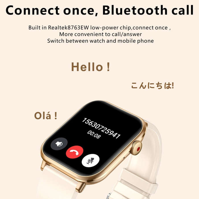 QX9 1.96 inch BT5.2 Smart Sport Watch, Support Bluetooth Call / Sleep / Blood Oxygen / Heart Rate...