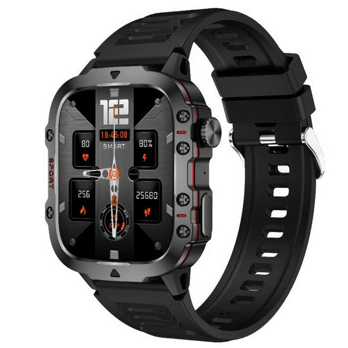 QX11 1.96 inch BT5.2 Smart Sport Watch, Support Bluetooth Call / Sleep / Blood Oxygen / Heart Rat...