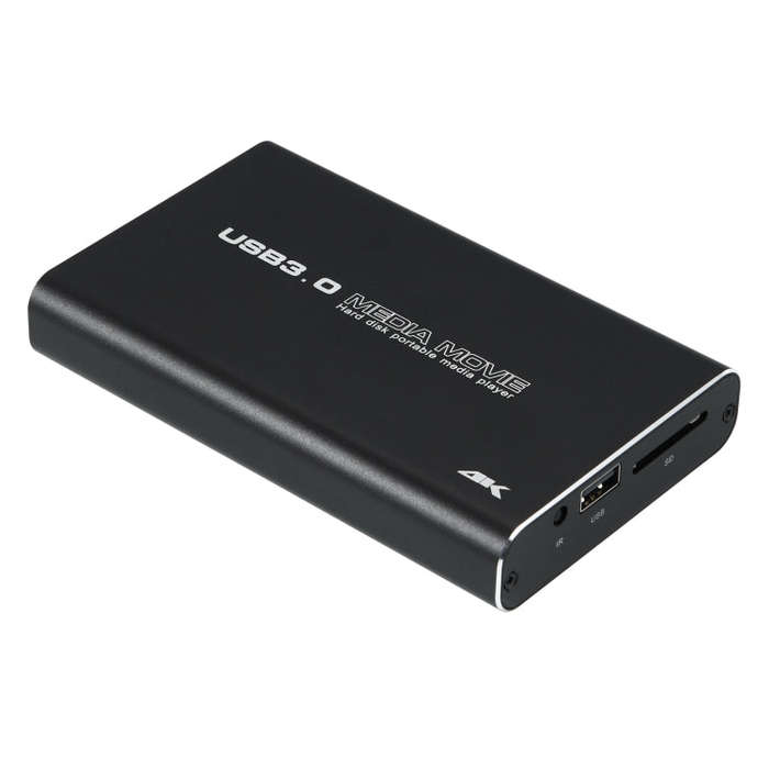 MP2506P 4K 30Hz HD Media Player, Support Auto Loop Play Videos & Photos & Music(EU Plug)