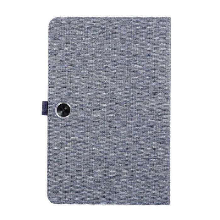 For OPPO Pad SE 11 2025 Fabric Texture Horizontal Flip Leather Tablet Case(Blue)