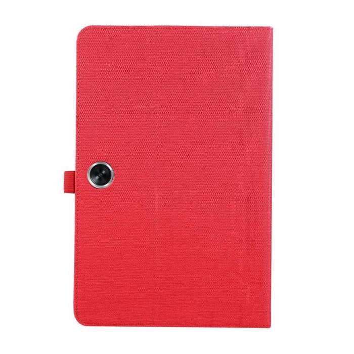 For OPPO Pad SE 11 2025 Fabric Texture Horizontal Flip Leather Tablet Case(Red)