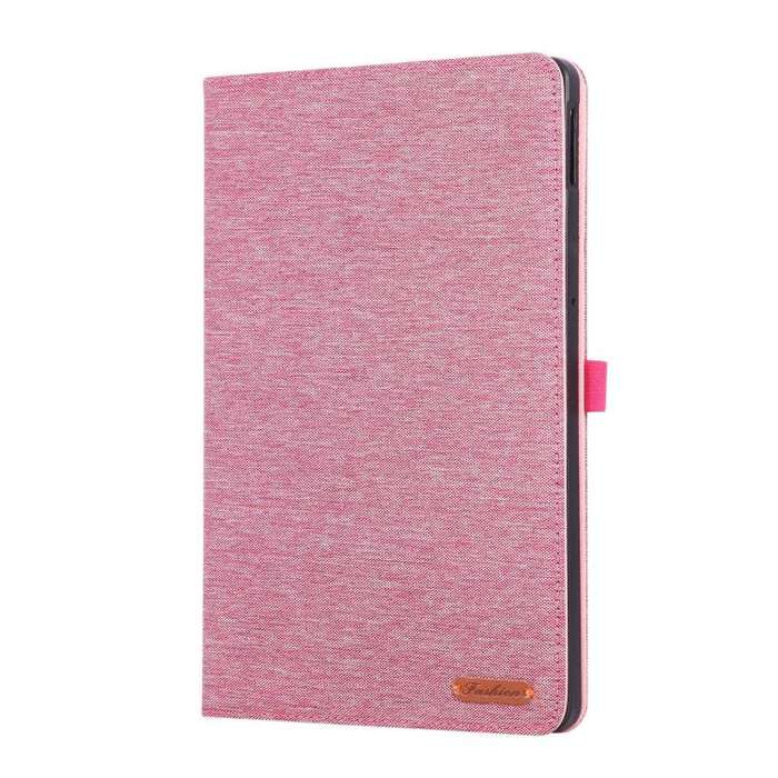 For OPPO Pad SE 11 2025 Fabric Texture Horizontal Flip Leather Tablet Case(Pink)