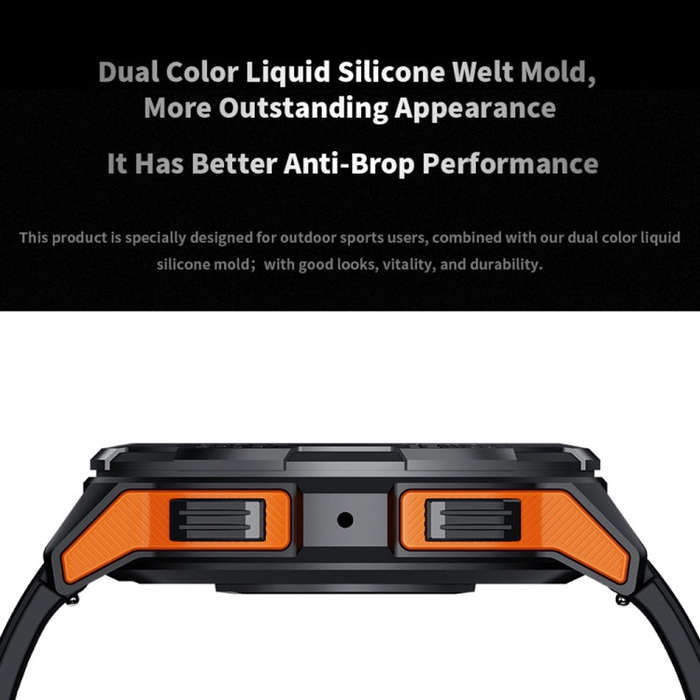LEMFO C25 1.43 inch HD Round Screen Outdoor Smart Watch Supports Blood Oxygen Detection/Sedentary...