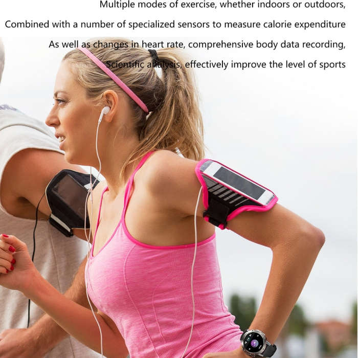 ELF3 1.39 inch TFT Round Screen Outdoor Silicone Strap Smart Watch Supports Blood Oxygen Monitori...