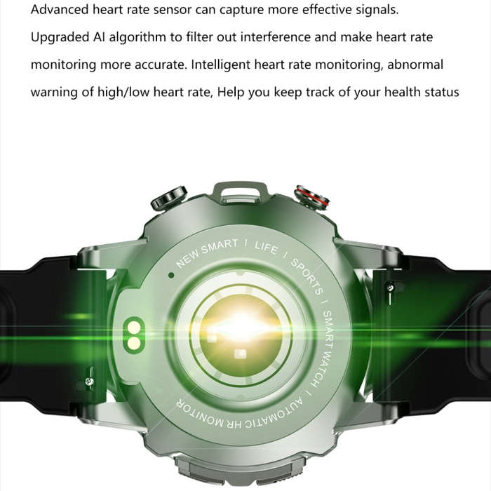LEMFO ELF3 1.39 inch TFT Round Screen Outdoor Steel Strap Smart Watch Supports Blood Oxygen Monit...