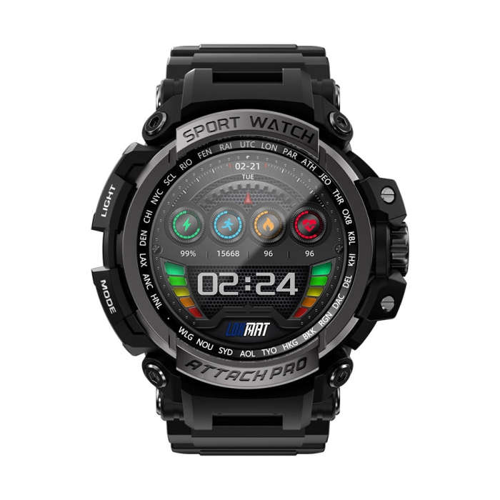 LOKMAT ATTACK Pro 1.39 inch BT5.1 Smart Sport Watch, Support Bluetooth Call / Sleep / Heart Rate ...