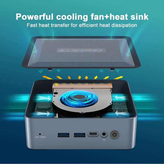 GXMO U58 Windows 11 AMD Ryzen 7-5825U 8 Core Processor Mini Computer, Specification:Without RAM &...