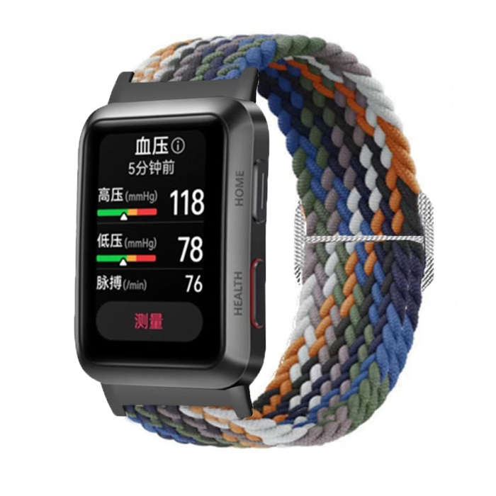 For Huawei Watch D Adjustable Woven Nylon Watch Band(Denim)