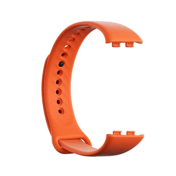 For Honor Band 9 Black Buckle TPU Watch Band(Orange)