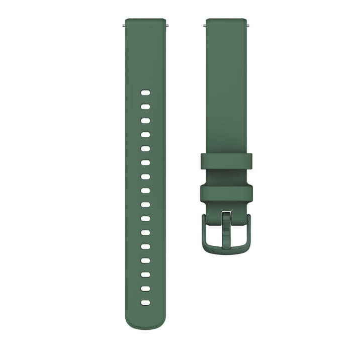 For Garmin Lily 2 Silicone Watch Band Wristband(Dark Green)