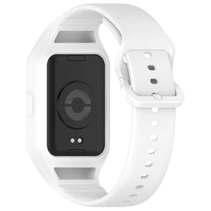 For Xiaomi Mi Band 8 Pro Solid Color Integrated TPU Watch Band(White)