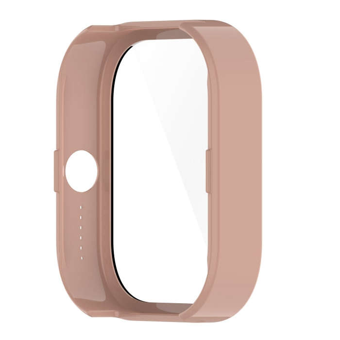 For CMF Watch Pro D395 PC + Tempered Film Integrated Watch Protective Case(Pink)