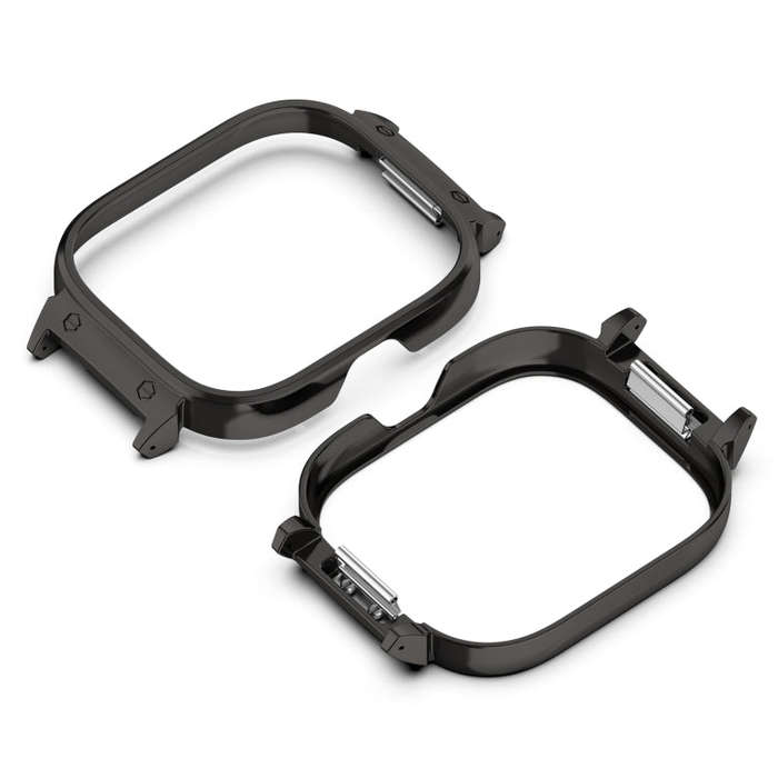 For CMF Watch Pro D395 20mm Metal Frame Watch Protective Case(Black)