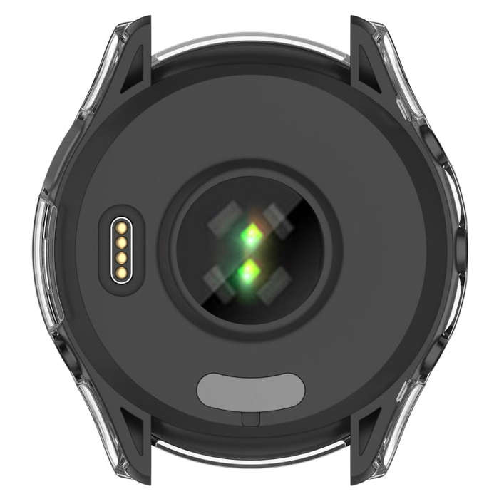 For Garmin Forerunner 165 / 165 Music PC + Tempered Film Integrated Watch Protective Case(Transpa...
